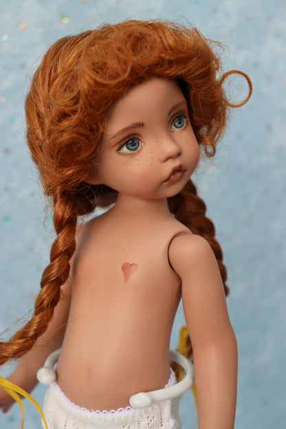 Nicole - OOAK - 12" Porcelain Doll - from Dianna Effner mold Expressions - MAFD