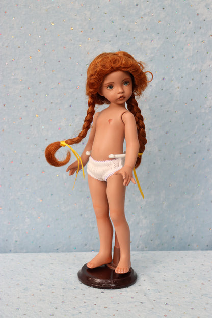 Nicole - OOAK - 12" Porcelain Doll - from Dianna Effner mold Expressions - MAFD