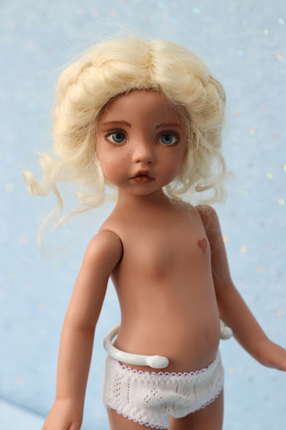 Nicole - OOAK - 12" Porcelain Doll - from Dianna Effner mold Expressions - MAFD