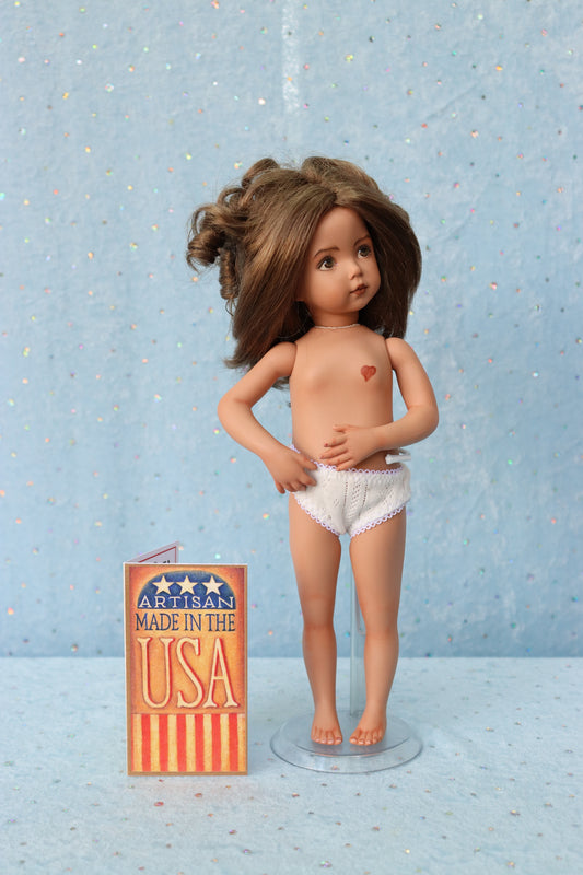 Portrait 1 - OOAK - 11" Porcelain Doll - from Dianna Effner mold - MAFD