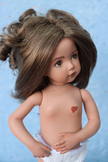 Portrait 1 - OOAK - 11" Porcelain Doll - from Dianna Effner mold - MAFD
