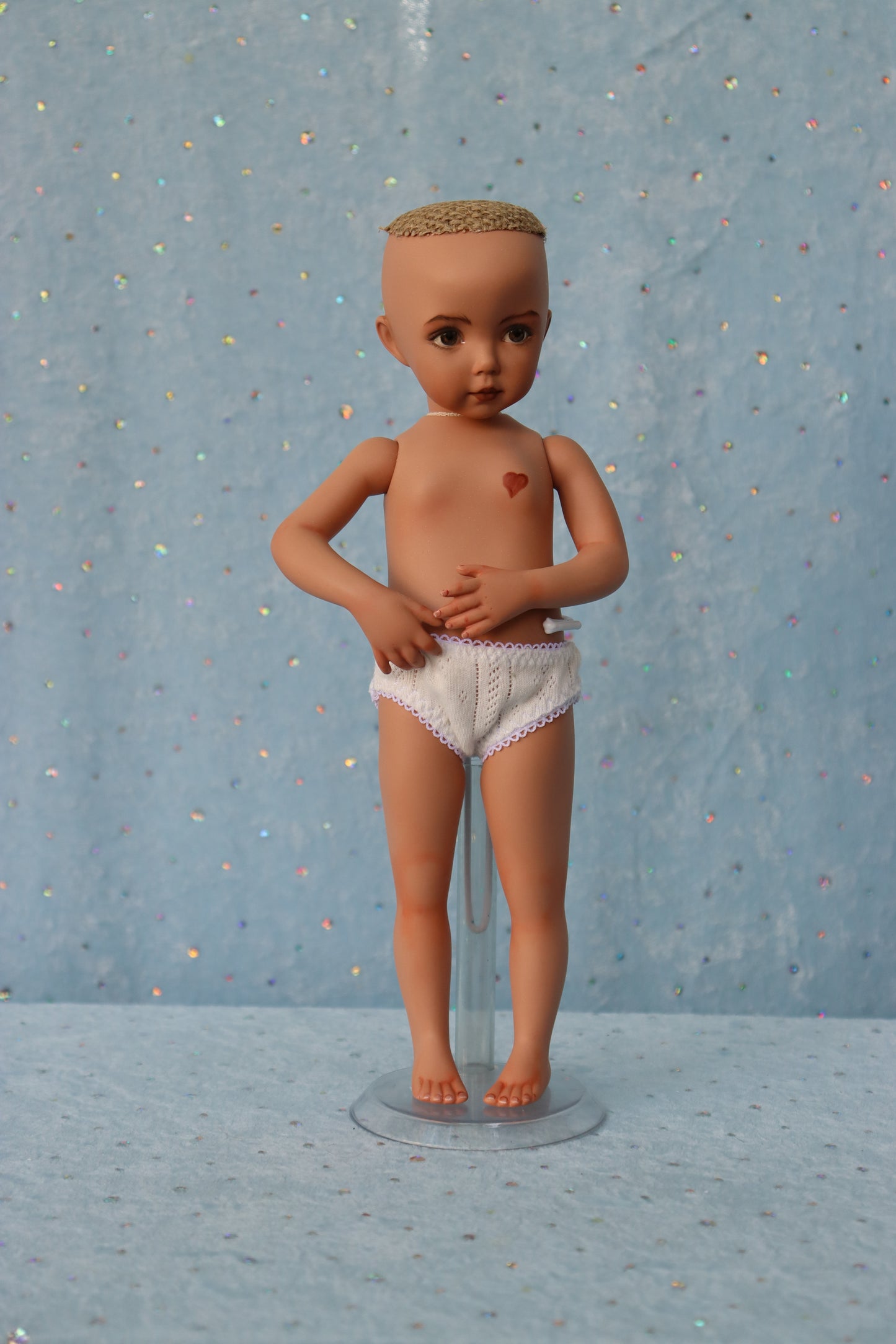 Portrait 1 - OOAK - 11" Porcelain Doll - from Dianna Effner mold - MAFD