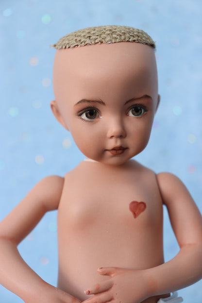 Portrait 1 - OOAK - 11" Porcelain Doll - from Dianna Effner mold - MAFD