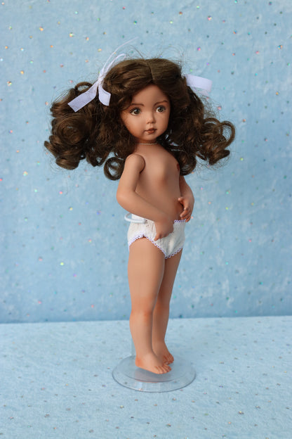 Portrait 1 - OOAK - 11" Porcelain Doll - from Dianna Effner mold - MAFD