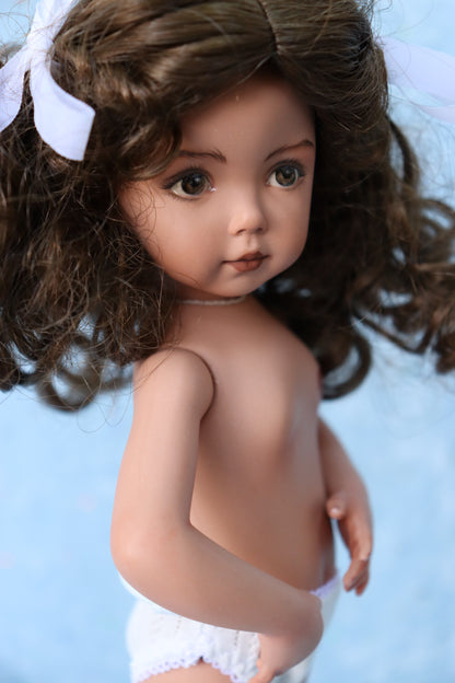 Portrait 1 - OOAK - 11" Porcelain Doll - from Dianna Effner mold - MAFD