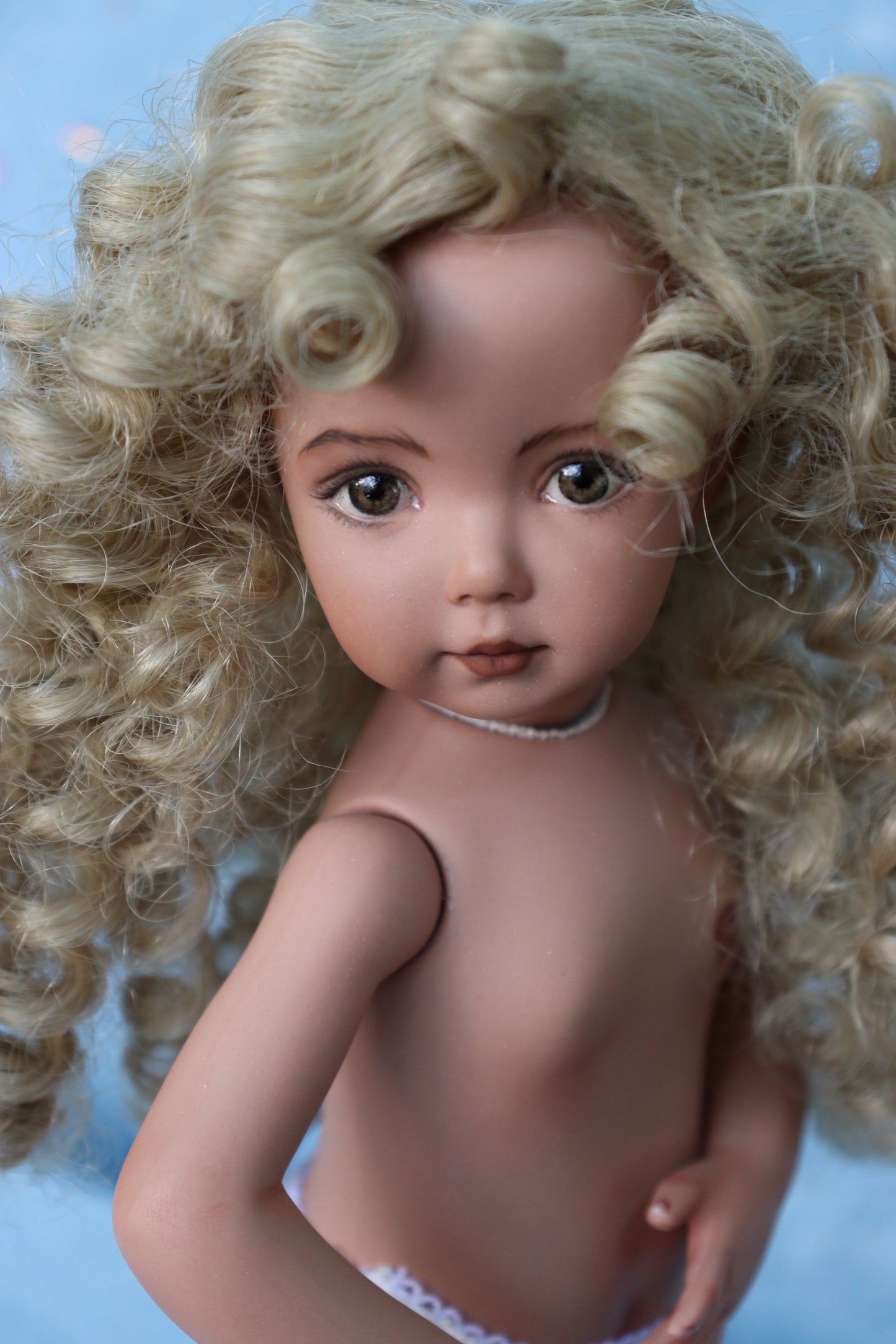 Portrait 1 - OOAK - 11" Porcelain Doll - from Dianna Effner mold - MAFD