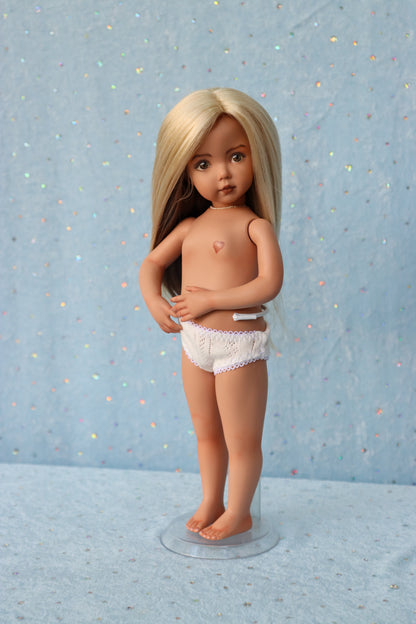Portrait 1 - OOAK - 11" Porcelain Doll - from Dianna Effner mold - MAFD