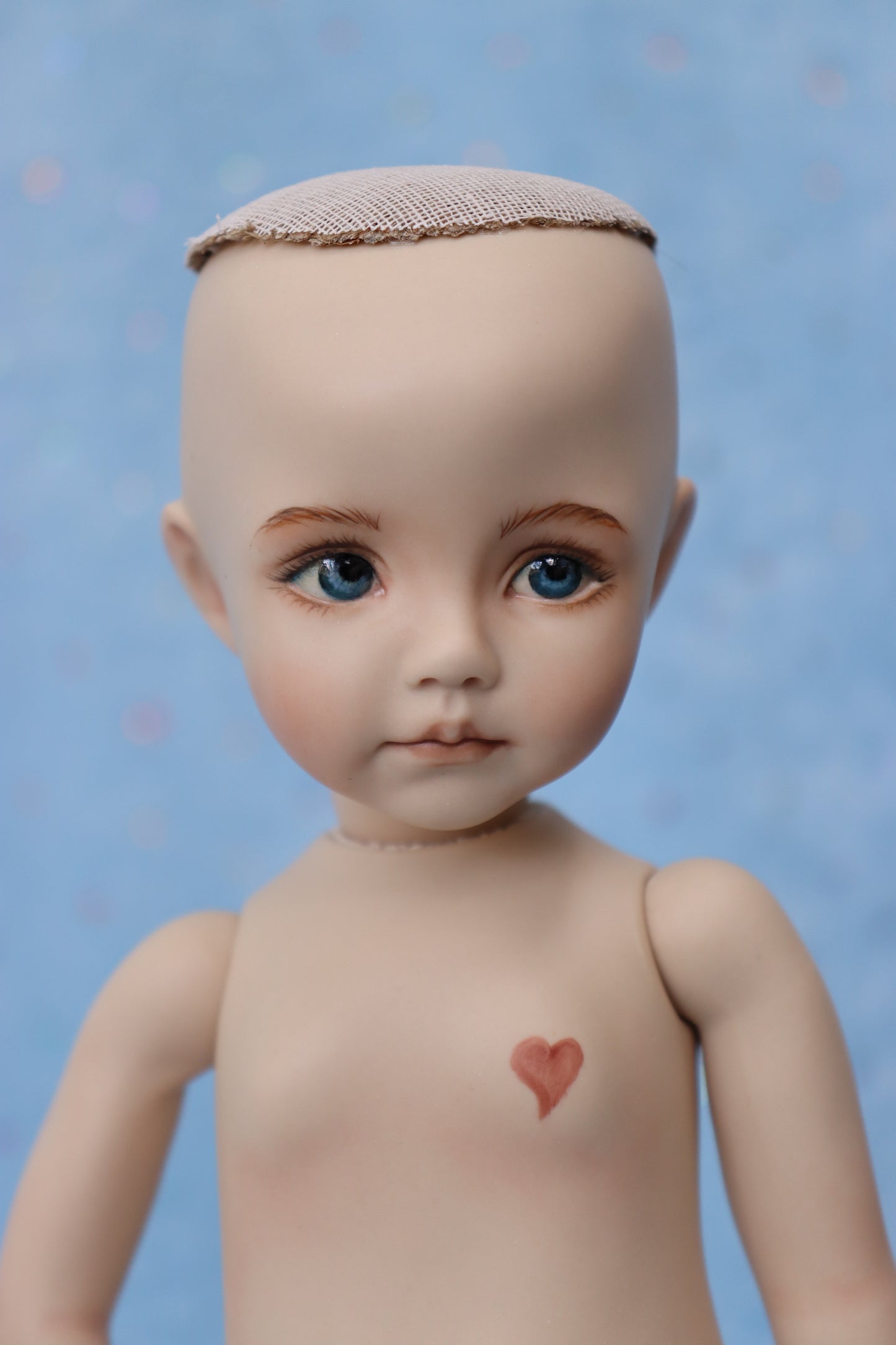 Portrait 10 - OOAK - 11" Porcelain Doll - from Dianna Effner mold - MAFD