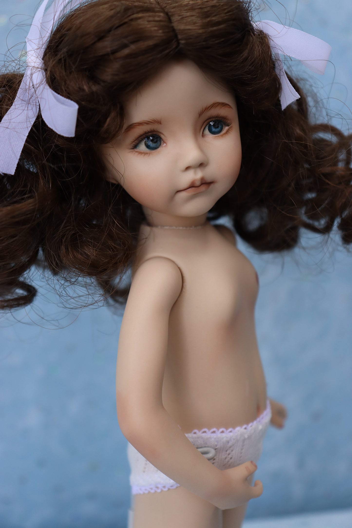Portrait 10 - OOAK - 11" Porcelain Doll - from Dianna Effner mold - MAFD