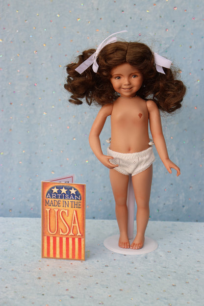 Portrait 2 - OOAK - 11" Porcelain Doll - from Dianna Effner mold - MAFD