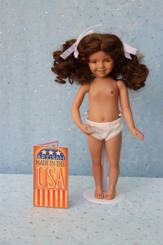 Portrait 2 - OOAK - 11" Porcelain Doll - from Dianna Effner mold - MAFD