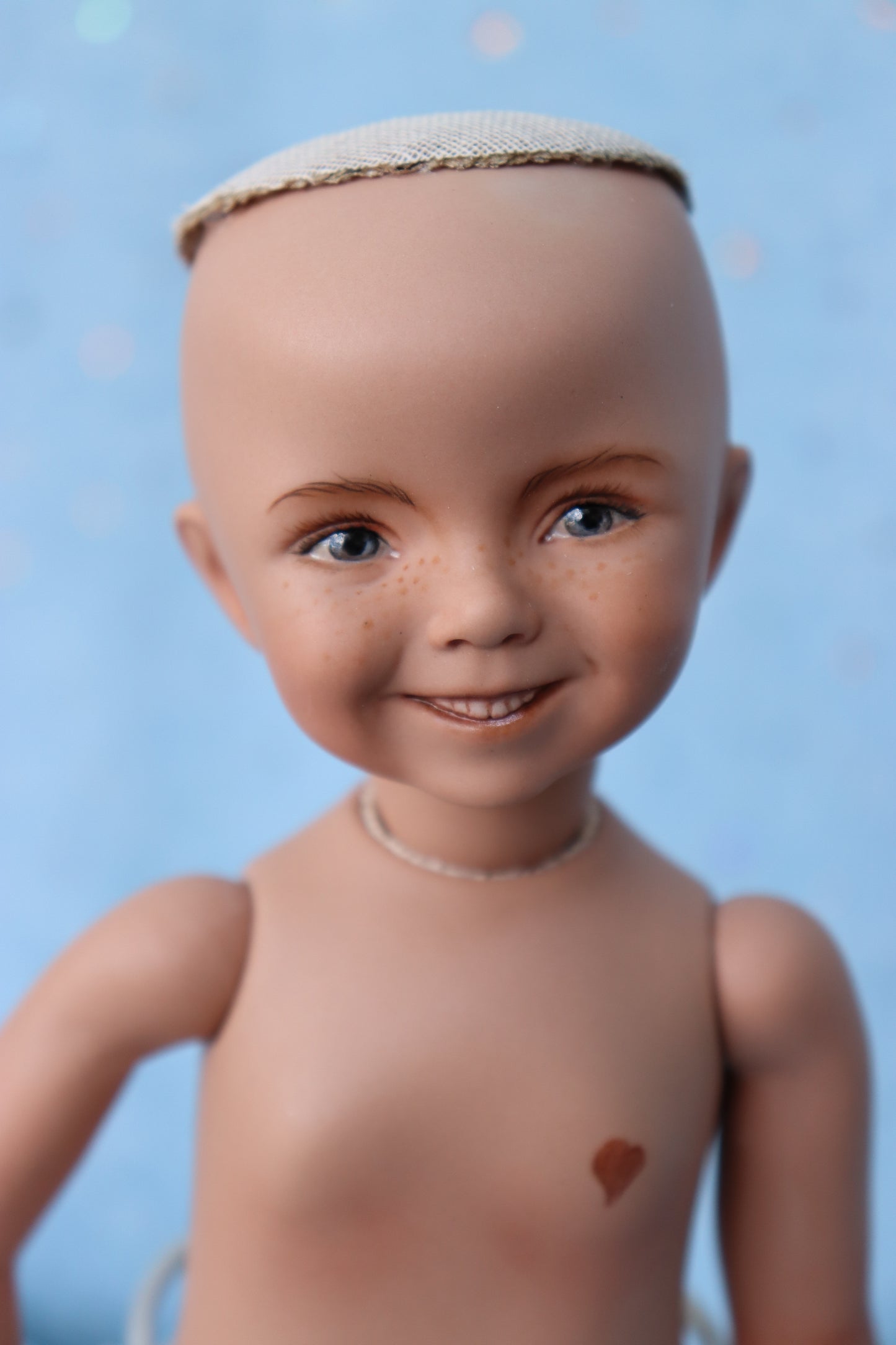 Portrait 2 - OOAK - 11" Porcelain Doll - from Dianna Effner mold - MAFD