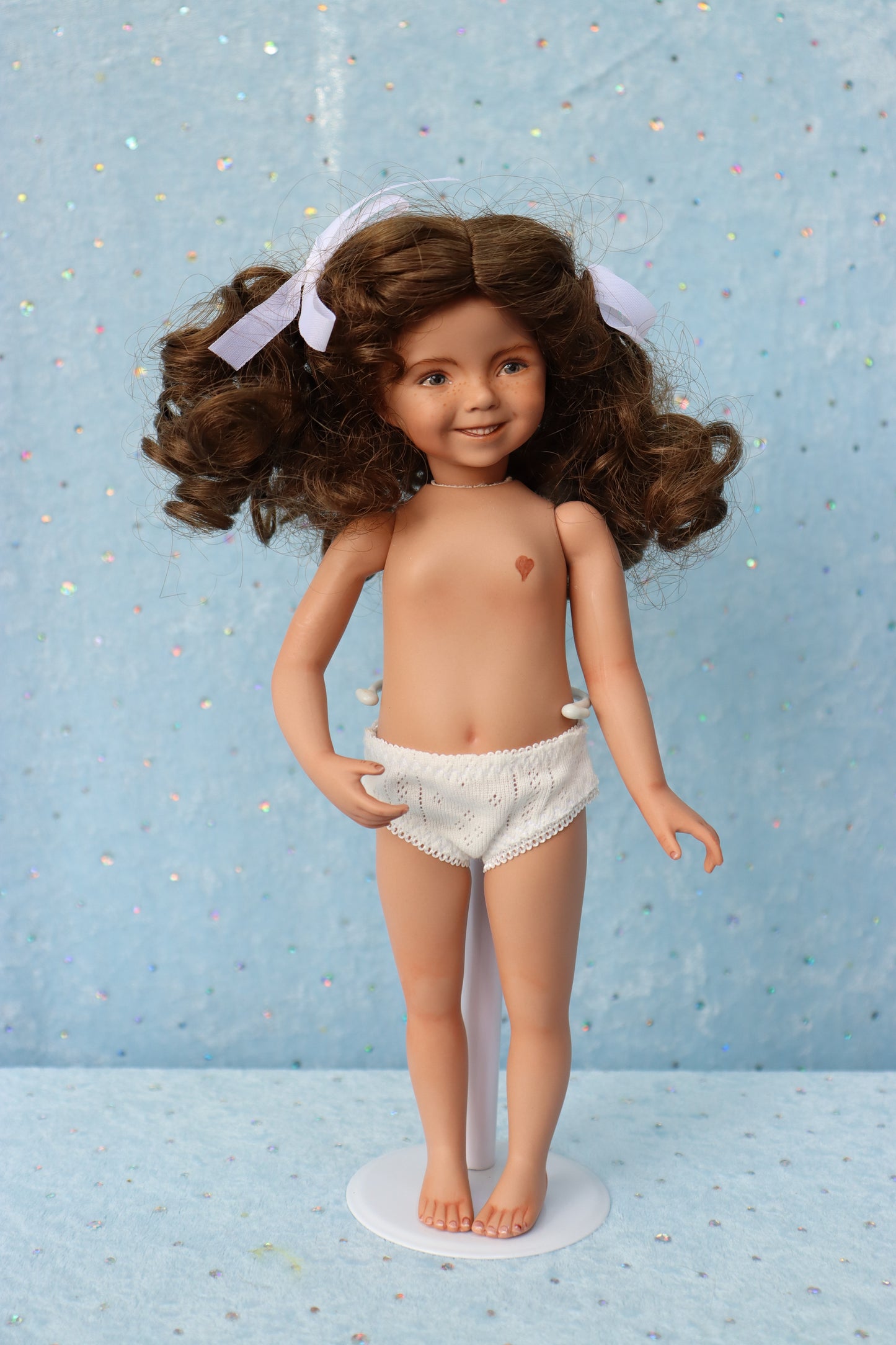 Portrait 2 - OOAK - 11" Porcelain Doll - from Dianna Effner mold - MAFD