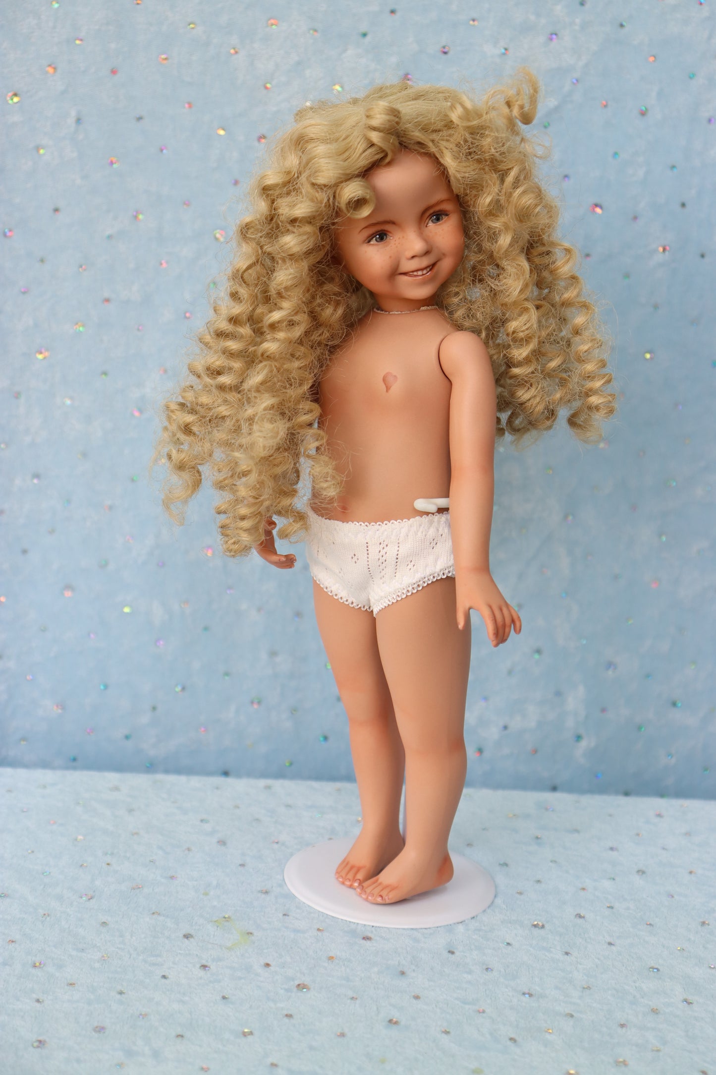 Portrait 2 - OOAK - 11" Porcelain Doll - from Dianna Effner mold - MAFD