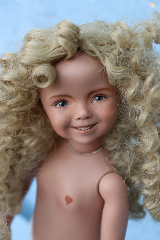 Portrait 2 - OOAK - 11" Porcelain Doll - from Dianna Effner mold - MAFD