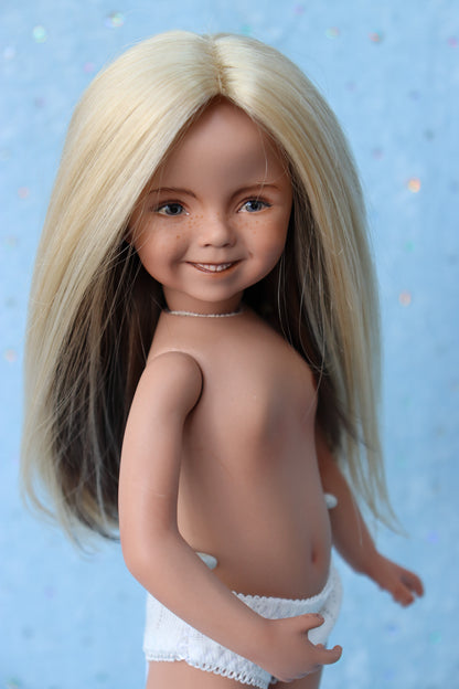 Portrait 2 - OOAK - 11" Porcelain Doll - from Dianna Effner mold - MAFD