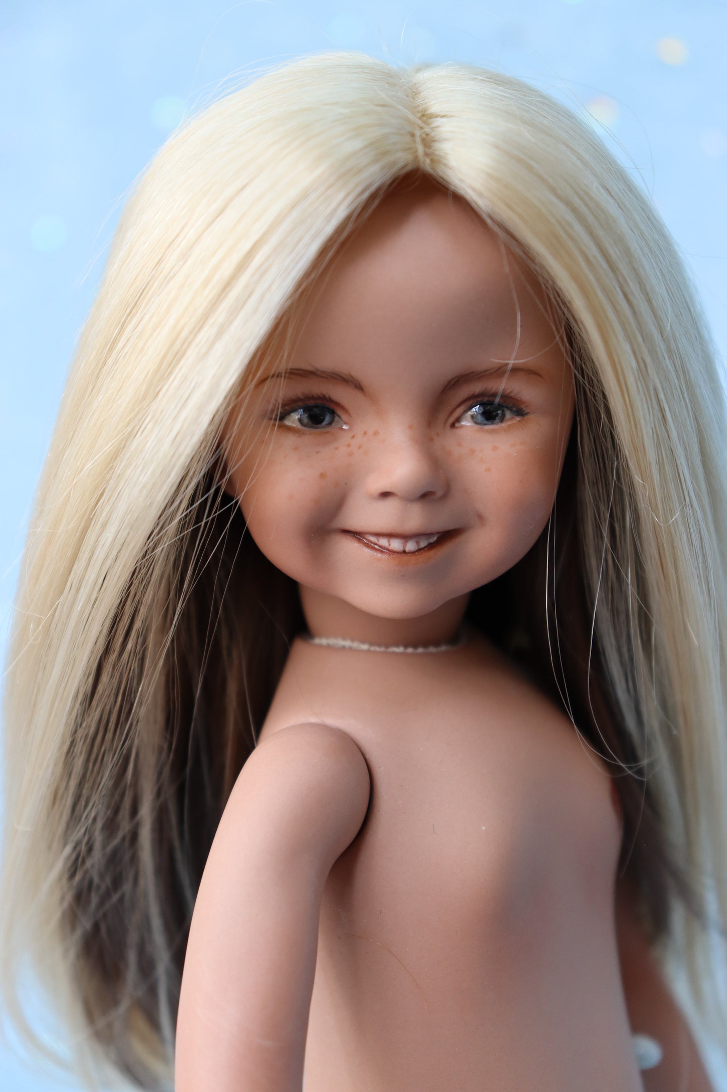 Portrait 2 - OOAK - 11" Porcelain Doll - from Dianna Effner mold - MAFD