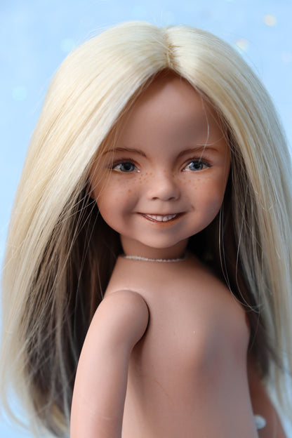 Portrait 2 - OOAK - 11" Porcelain Doll - from Dianna Effner mold - MAFD