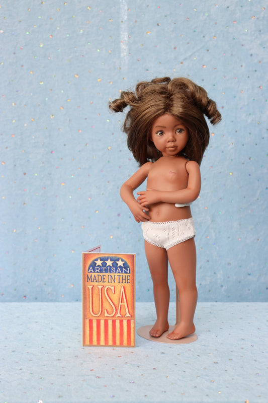 Portrait 9 - OOAK - 11" Porcelain Doll - from Dianna Effner mold - MAFD