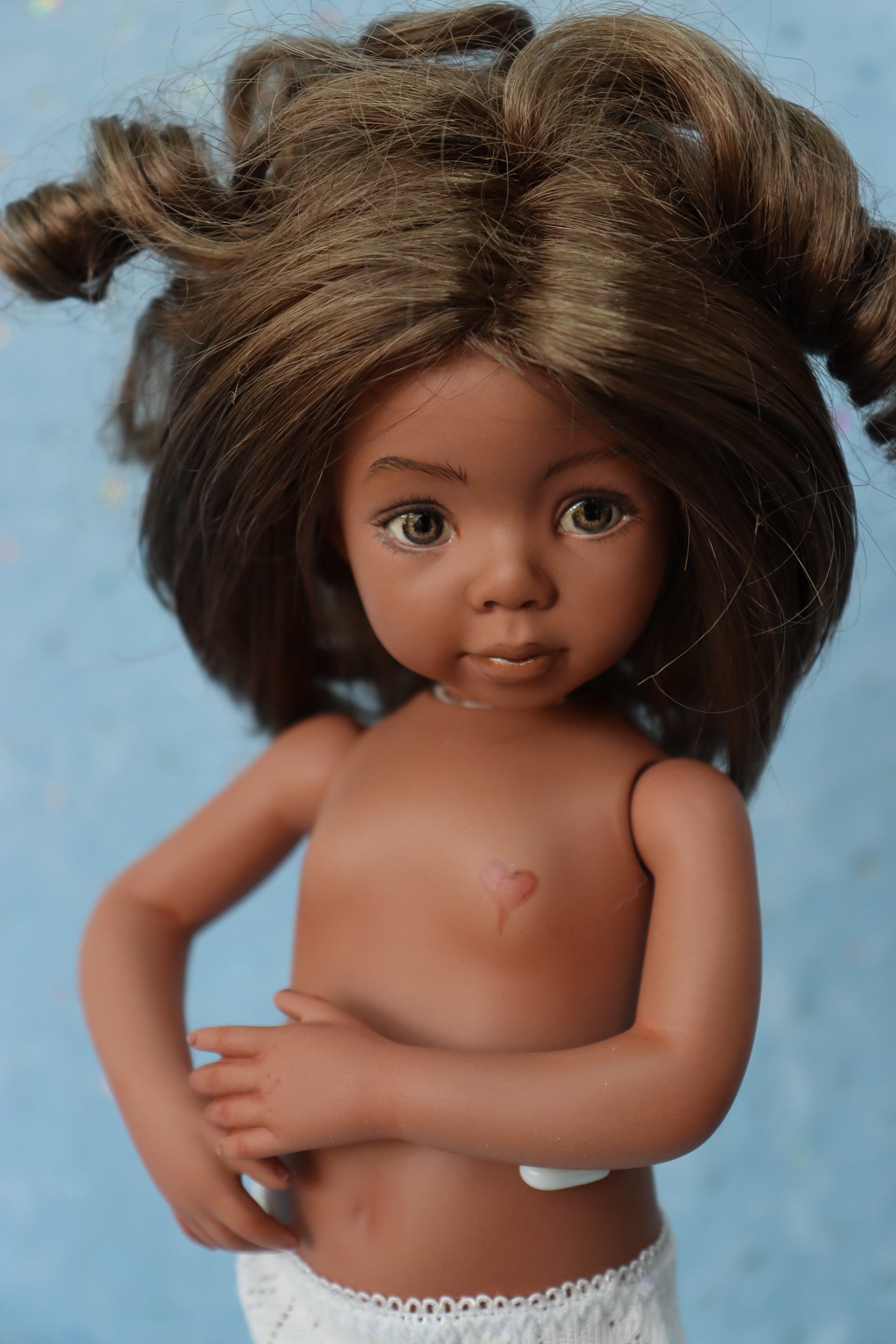 Portrait 9 - OOAK - 11" Porcelain Doll - from Dianna Effner mold - MAFD