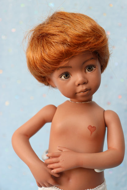 Portrait 9 - OOAK - 11" Porcelain Doll - from Dianna Effner mold - MAFD