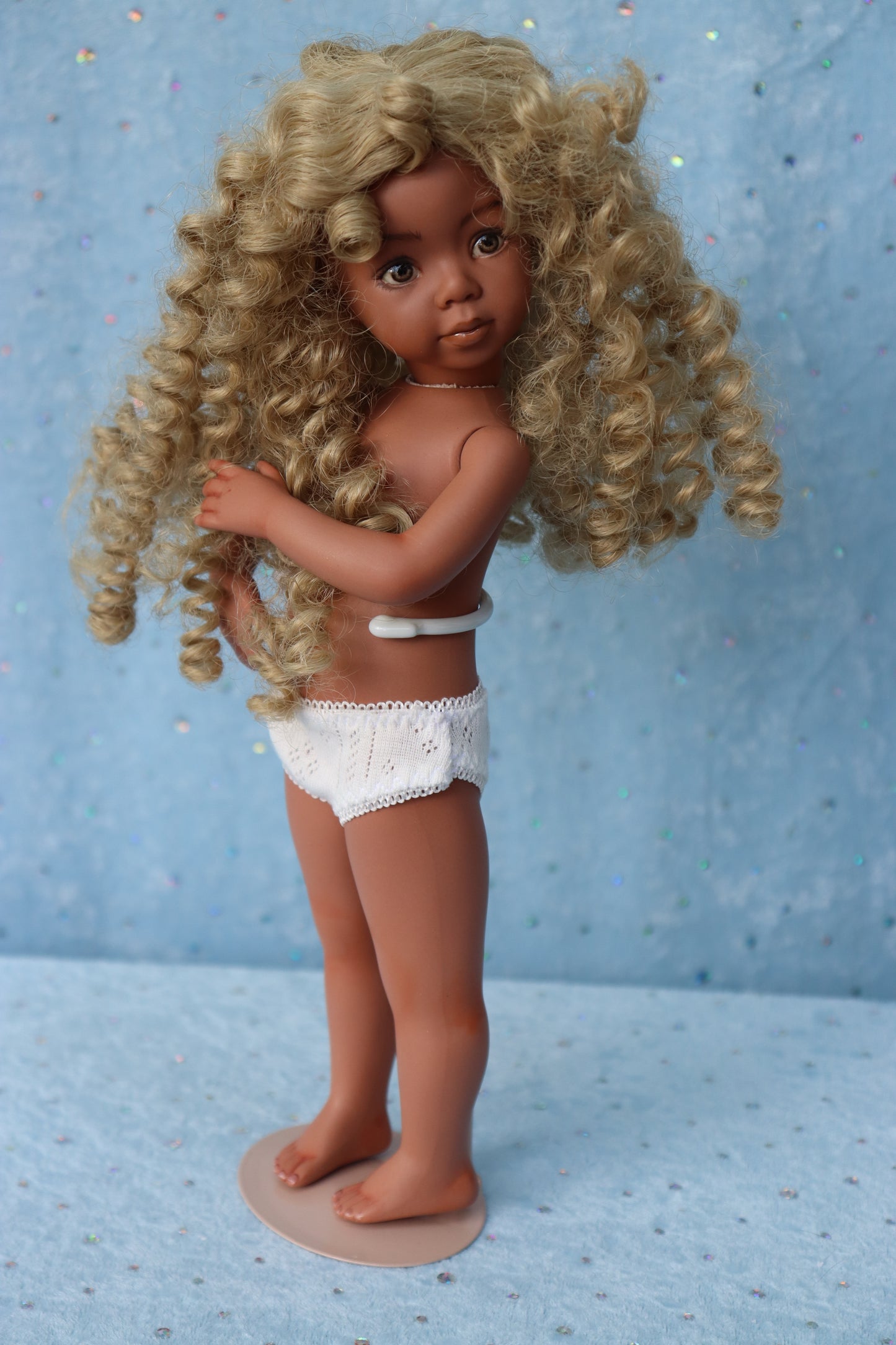 Portrait 9 - OOAK - 11" Porcelain Doll - from Dianna Effner mold - MAFD