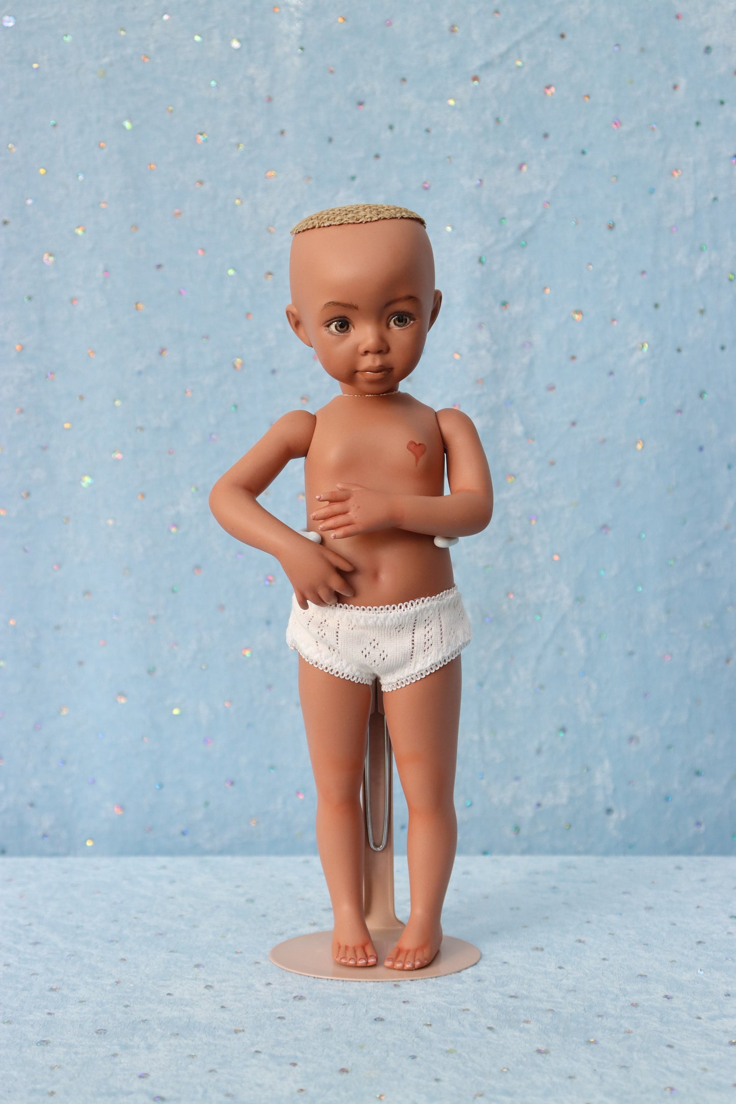 Portrait 9 - OOAK - 11" Porcelain Doll - from Dianna Effner mold - MAFD
