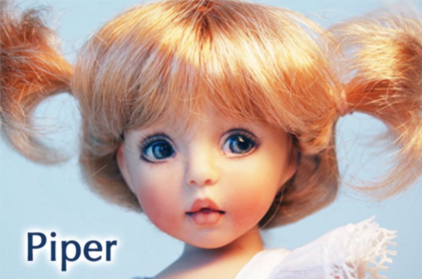 Piper - 8" - Porcelain Doll Kit - from Dianna Effner mold