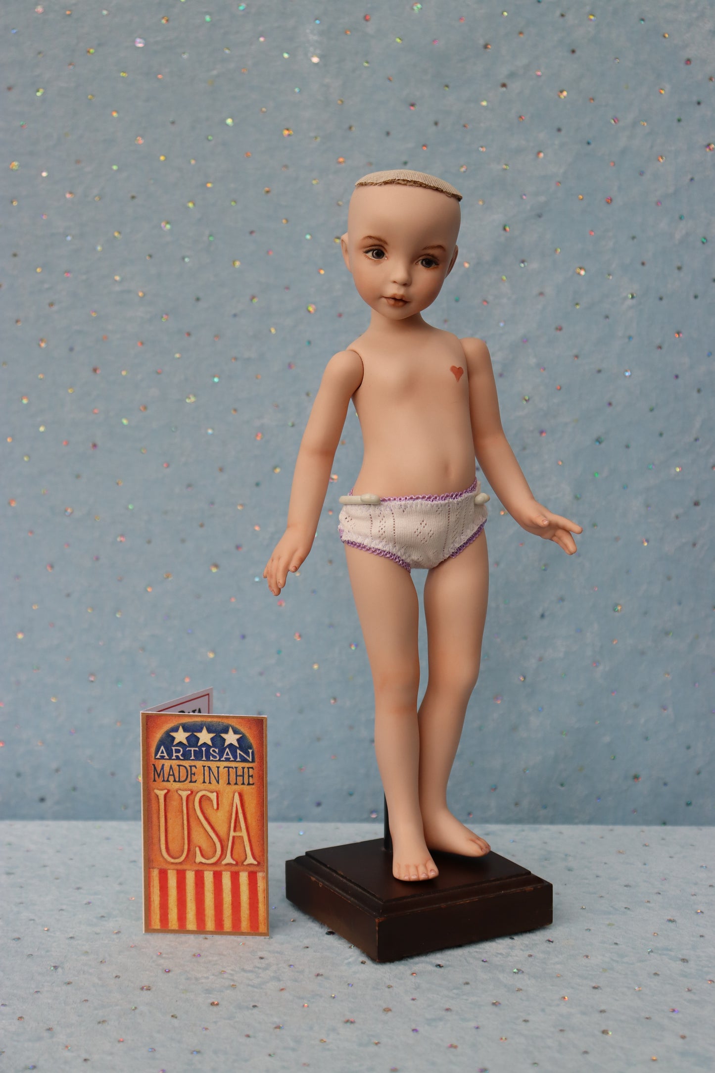 Tina - OOAK - 12" Porcelain Doll - from Dianna Effner mold - MAFD