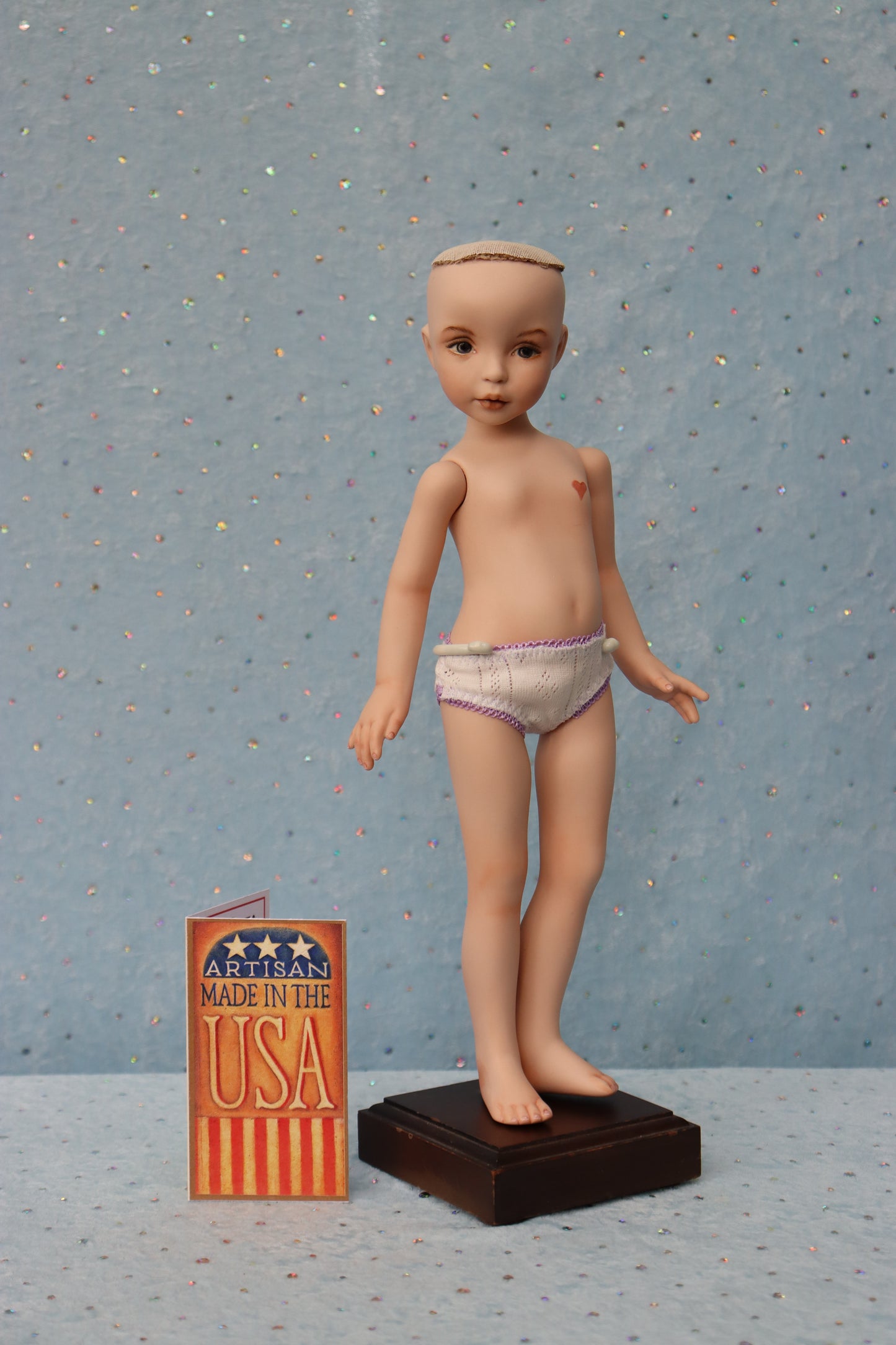 Tina - OOAK - 12" Porcelain Doll - from Dianna Effner mold - MAFD