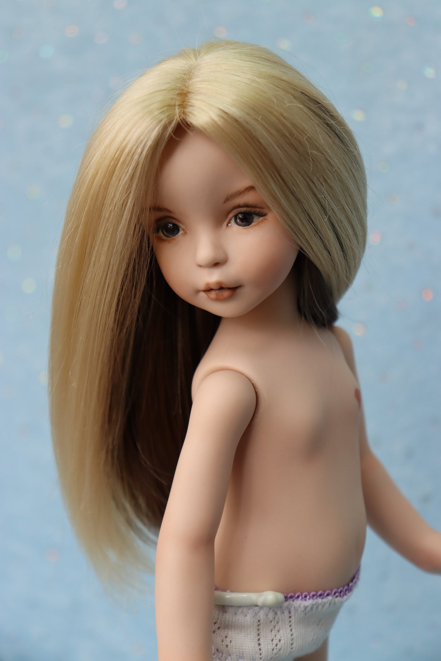 Tina - OOAK - 12" Porcelain Doll - from Dianna Effner mold - MAFD