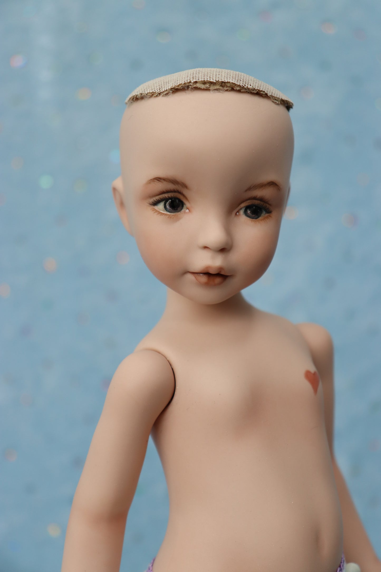 Tina - OOAK - 12" Porcelain Doll - from Dianna Effner mold - MAFD