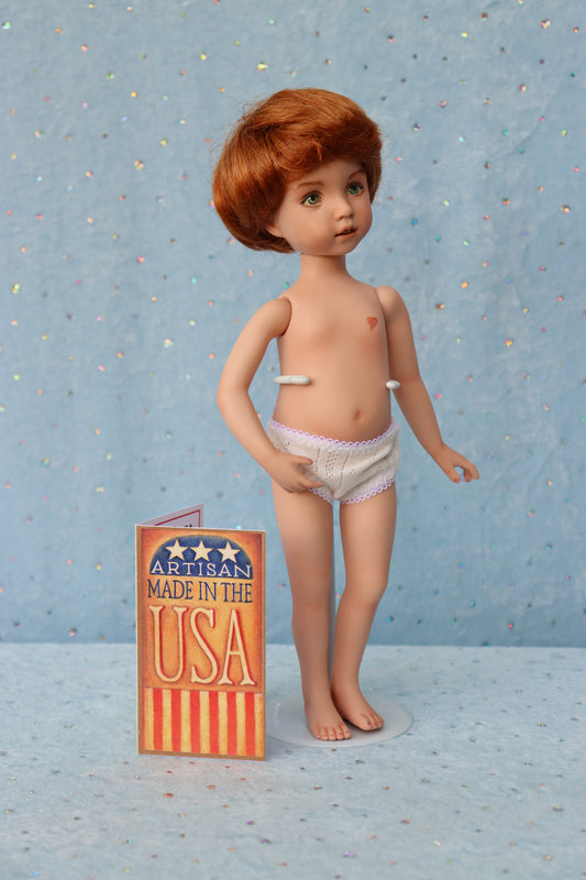 Vanessa - OOAK - 11" Porcelain Doll - from Dianna Effner mold - MAFD