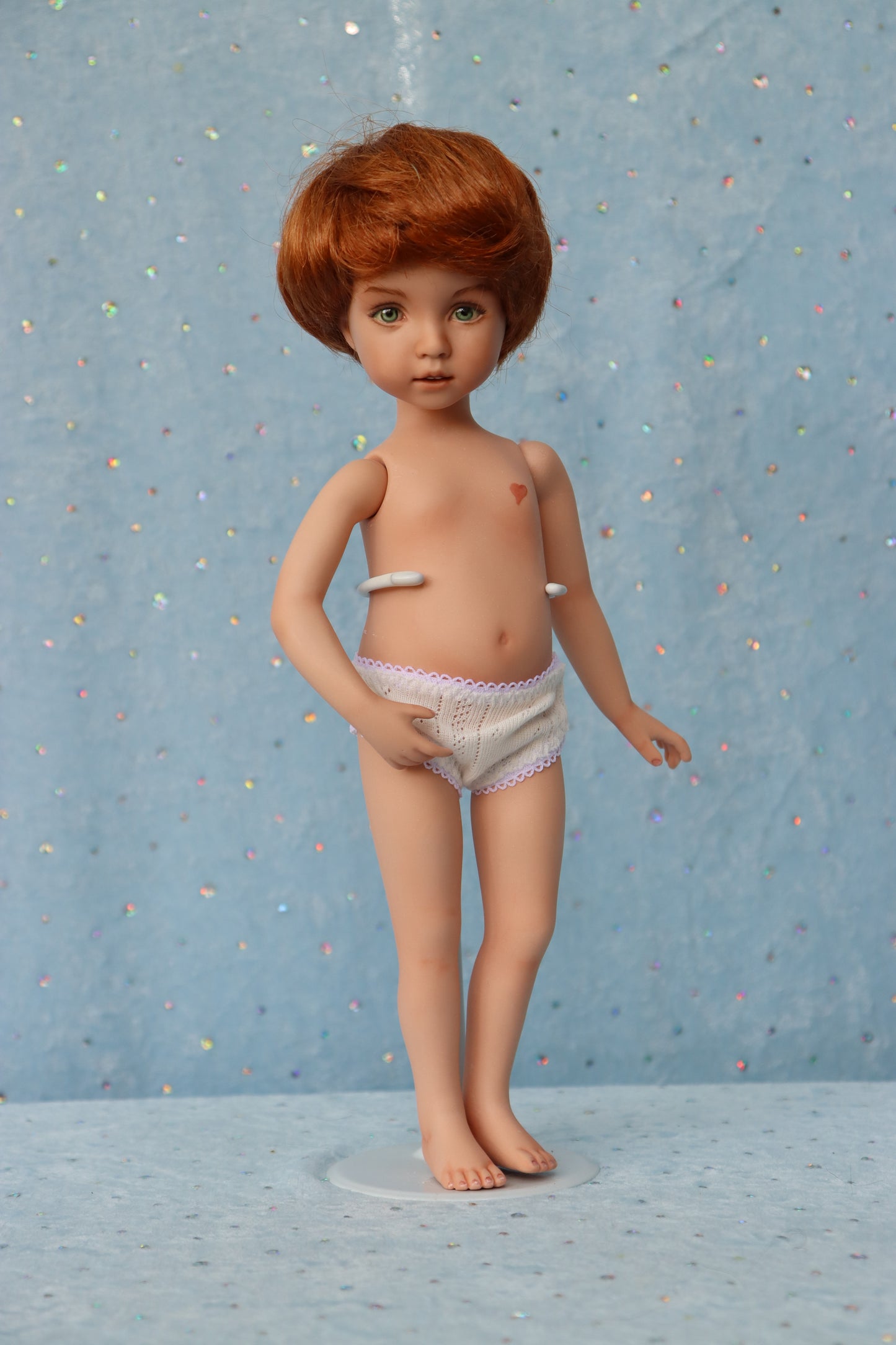 Vanessa - OOAK - 11" Porcelain Doll - from Dianna Effner mold - MAFD