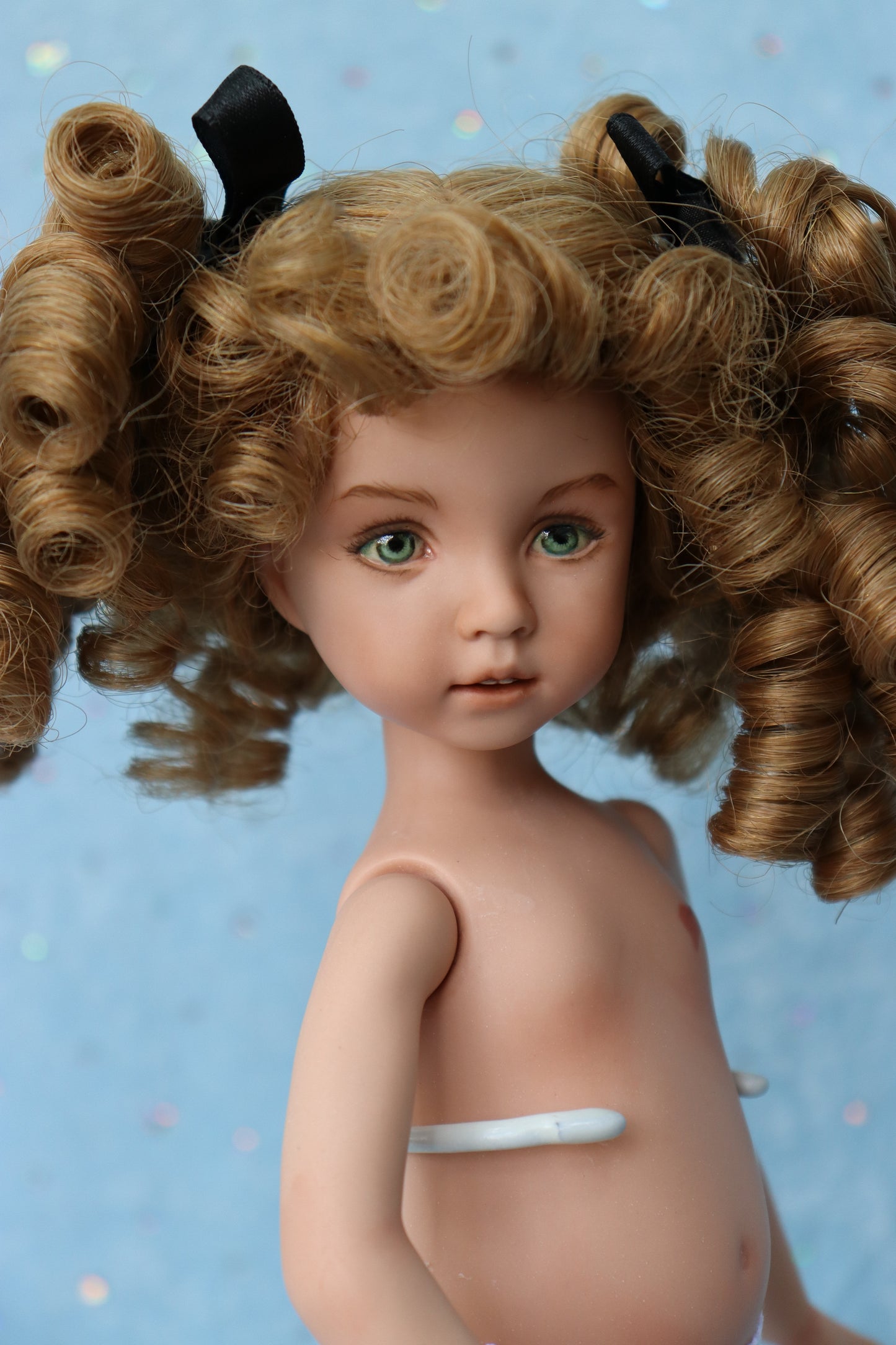 Vanessa - OOAK - 11" Porcelain Doll - from Dianna Effner mold - MAFD