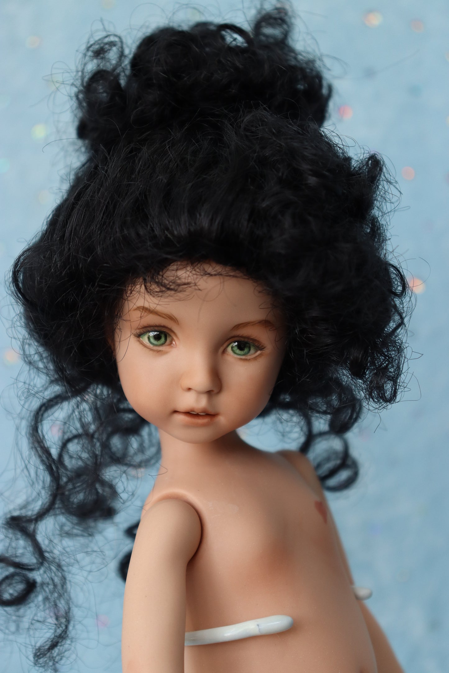 Vanessa - OOAK - 11" Porcelain Doll - from Dianna Effner mold - MAFD
