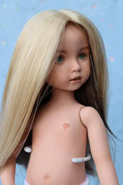 Vanessa - OOAK - 11" Porcelain Doll - from Dianna Effner mold - MAFD