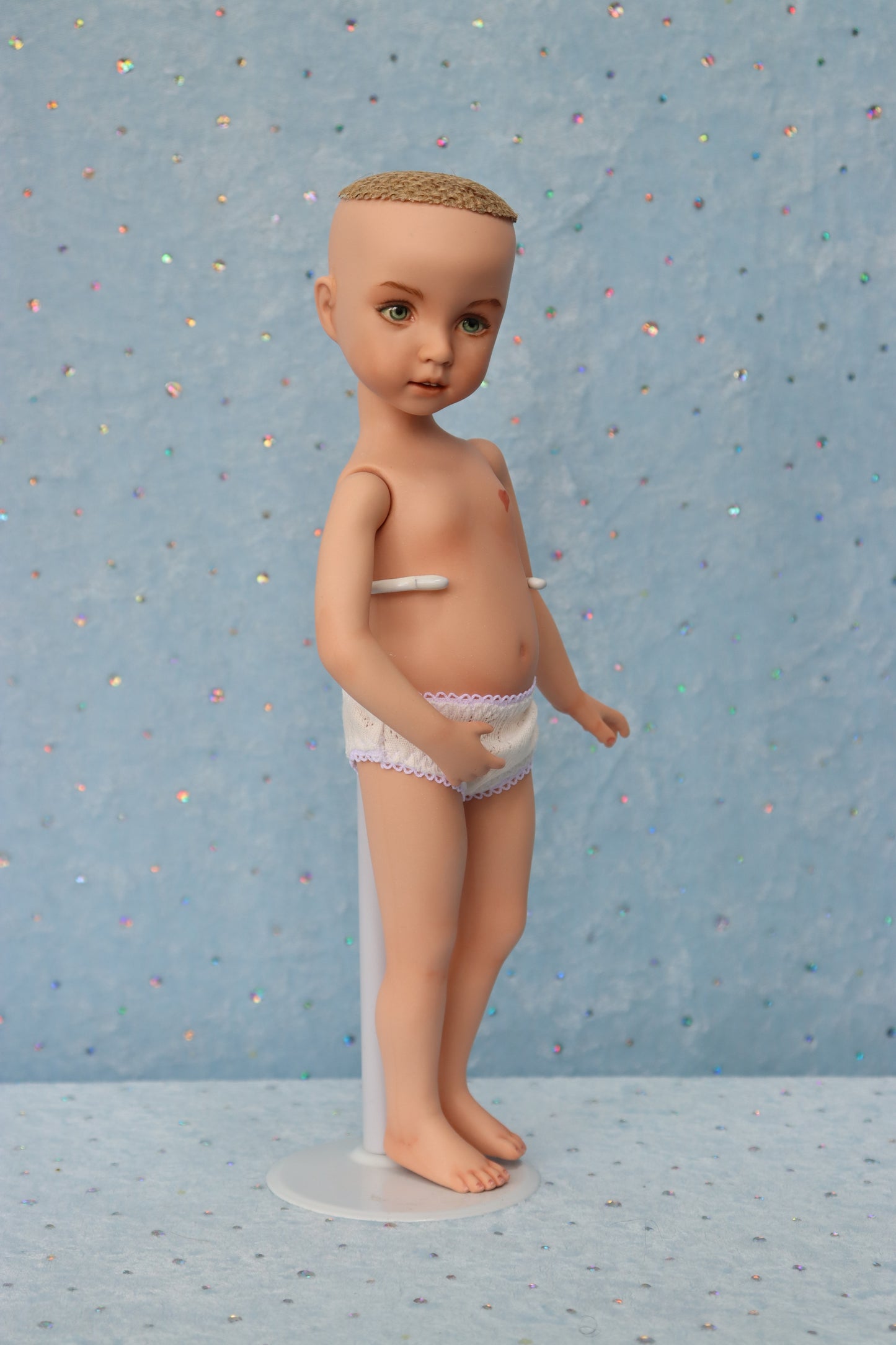 Vanessa - OOAK - 11" Porcelain Doll - from Dianna Effner mold - MAFD